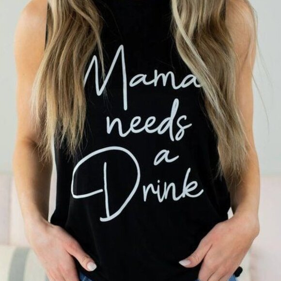 Mama needs a Drink Graphic Tank - Picture 6 of 6